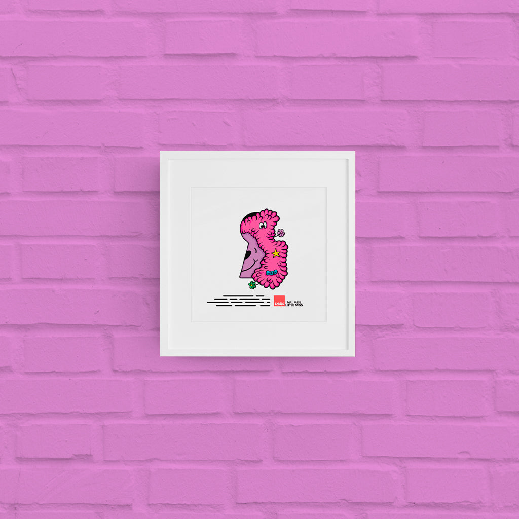 Little Miss Surprise Keyhole Art Print