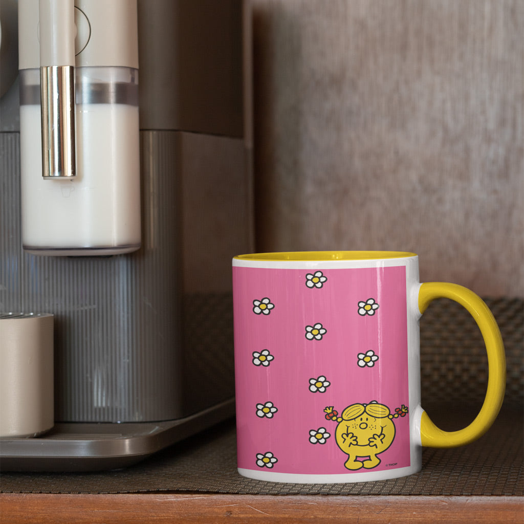 Little Miss Sunshine - Flower Colour Handle Mug