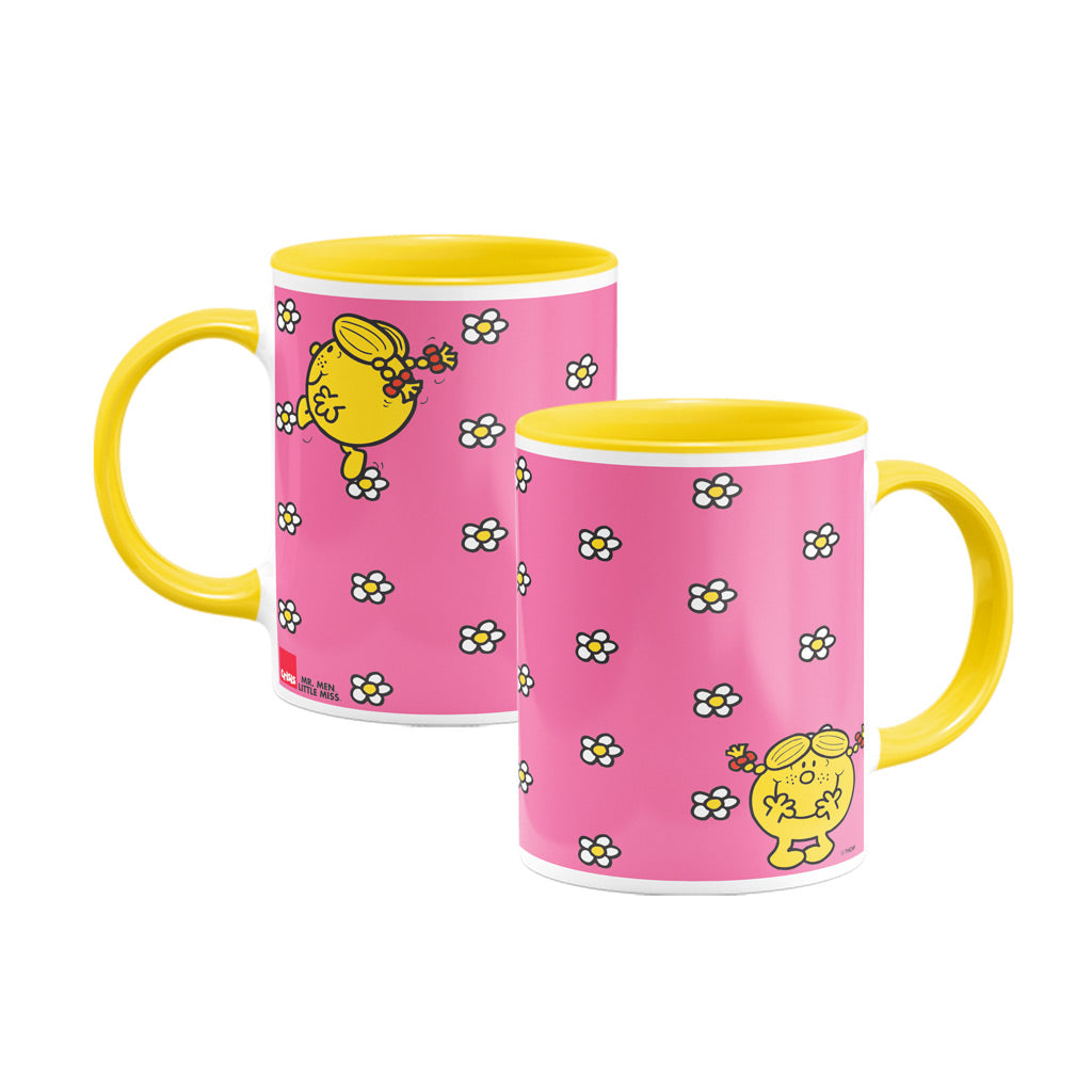 Little Miss Sunshine - Flower Colour Handle Mug