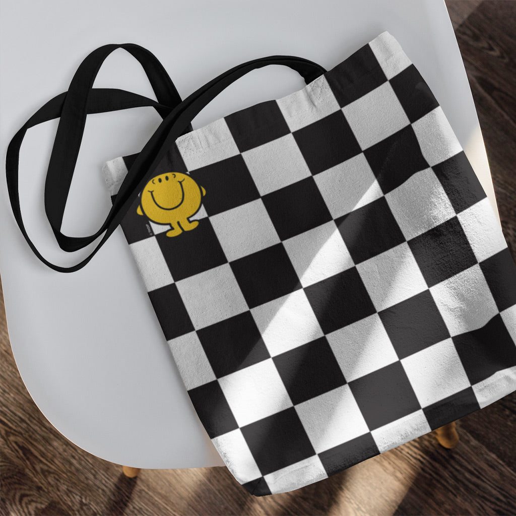 Mr Happy Graphic Tote Bag - exclusive to Crisis