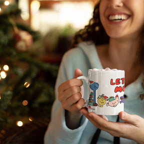 Mr Men Little Miss 'Let's Get Merry' - Christmas Mug
