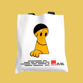 Mr. Happy Keyhole Tote Bag