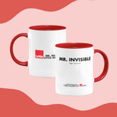 Mr. Invisible Keyhole Large Porcelain Colour Handle Mug