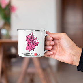 Mr. Messy Keyhole Enamel Mug