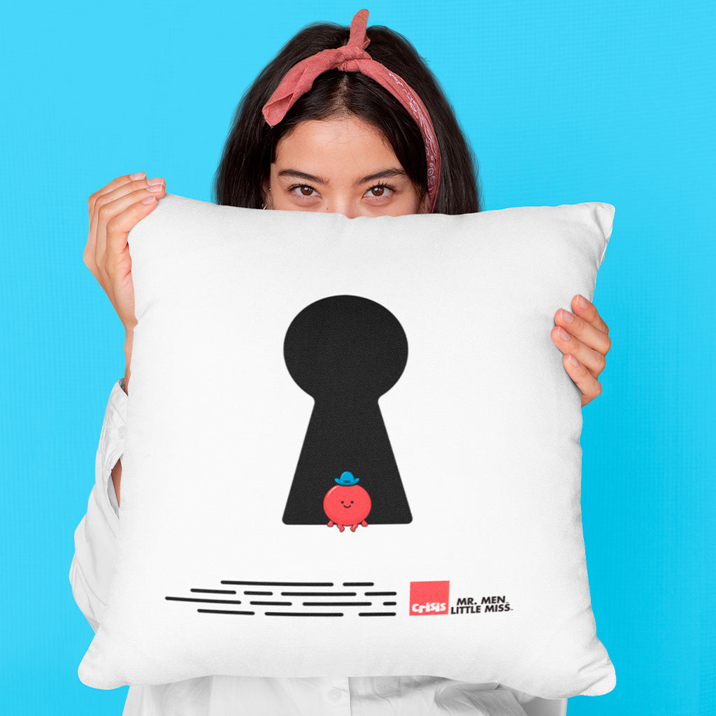 Mr. Small Keyhole Cushion