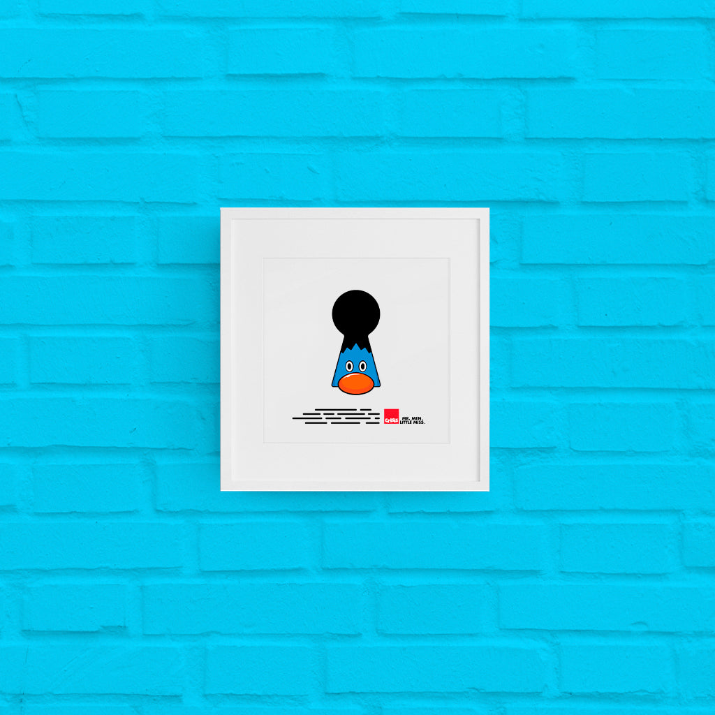 Mr. Sneeze Keyhole Art Print