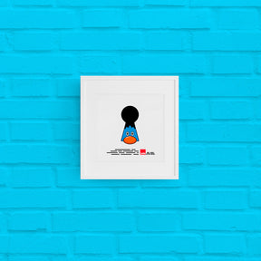 Mr. Sneeze Keyhole Art Print