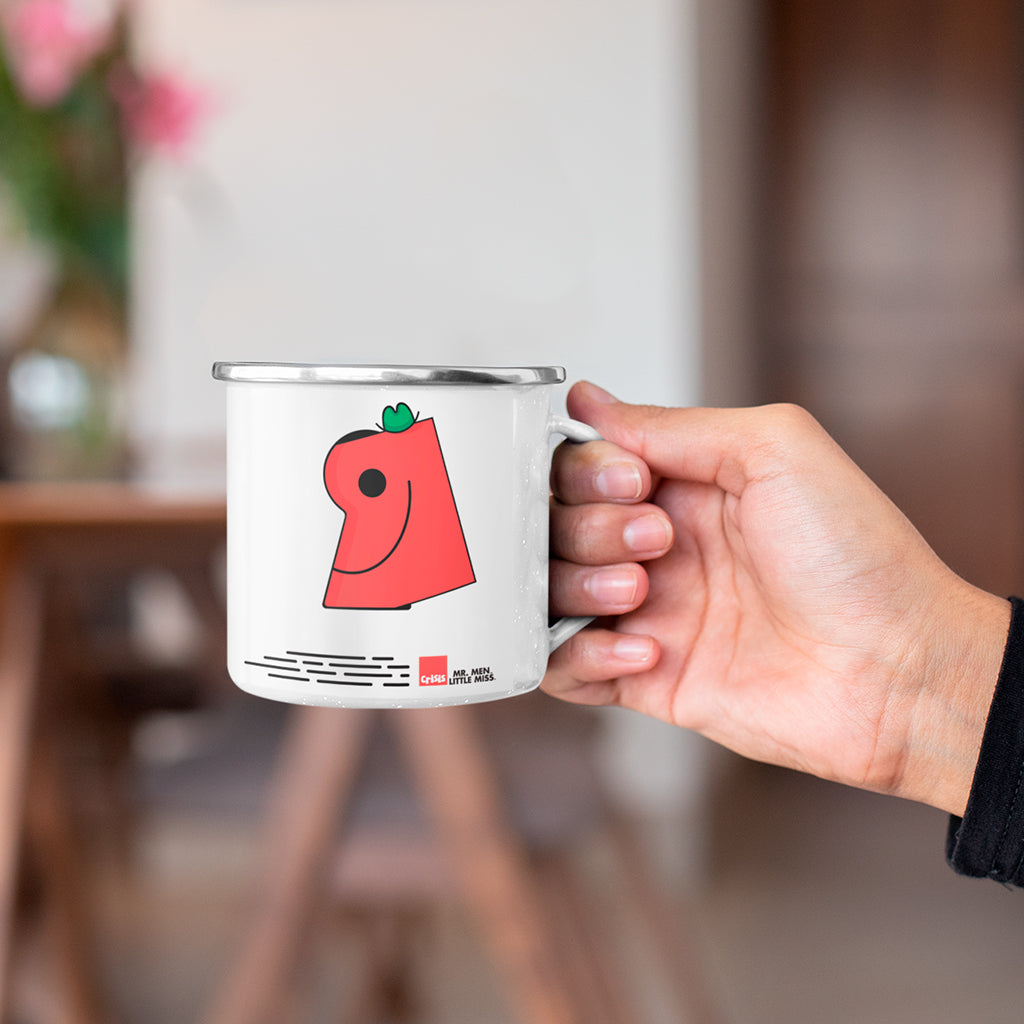 Mr. Strong Keyhole Enamel Mug