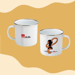 Mr. Tickle Keyhole Enamel Mug