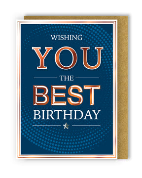 Happy Birthday Wishing You The Best Card