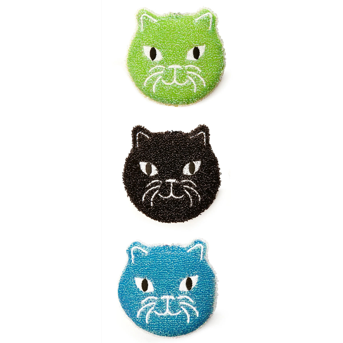 Kitty Scrub Sponge Trio