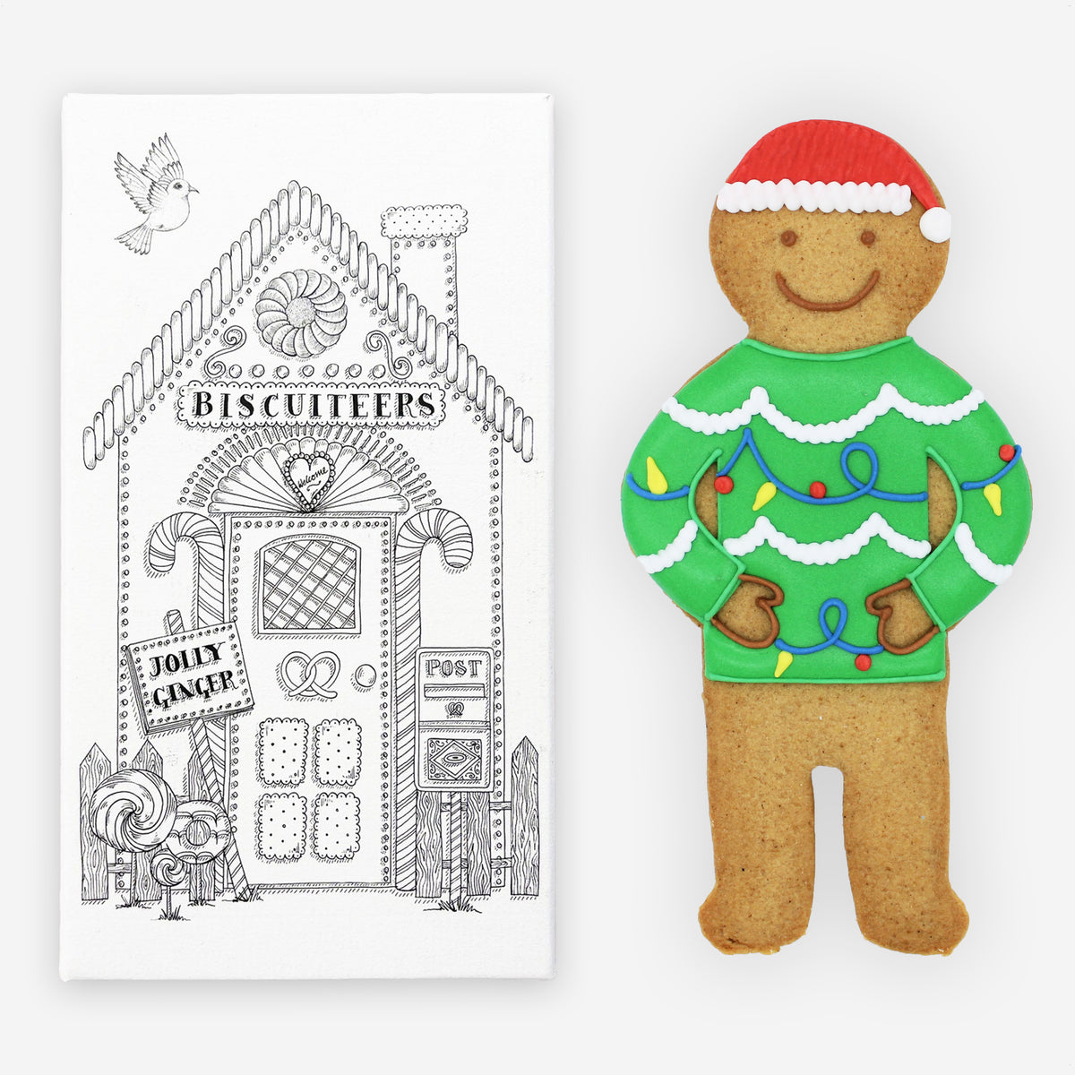 'Jolly Jumper Ginger' Gingerbread from Biscuiteers