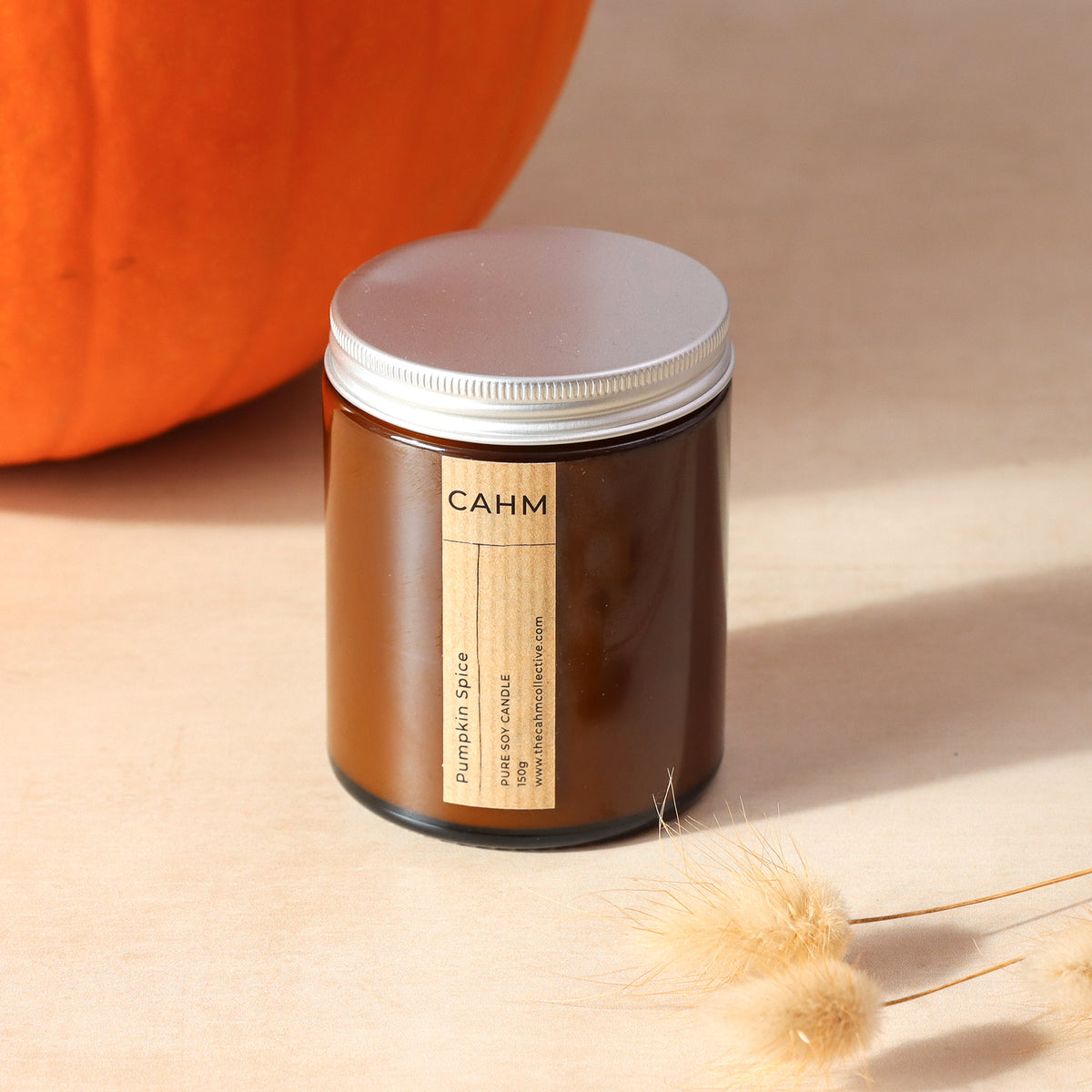 CAHM Pumpkin Spice Scented Jar Candle