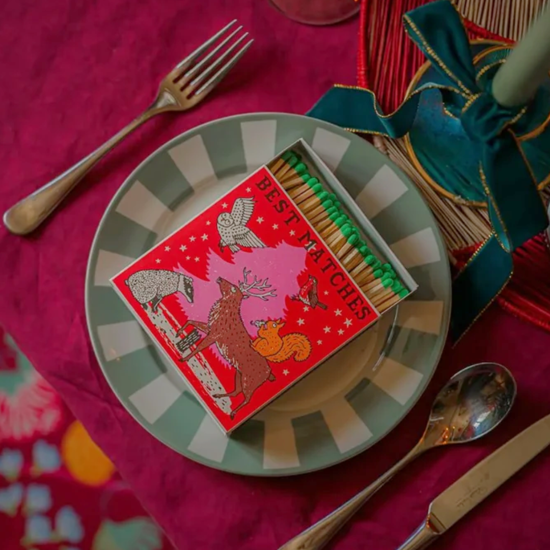 Archivist Christmas Square Luxury Matches