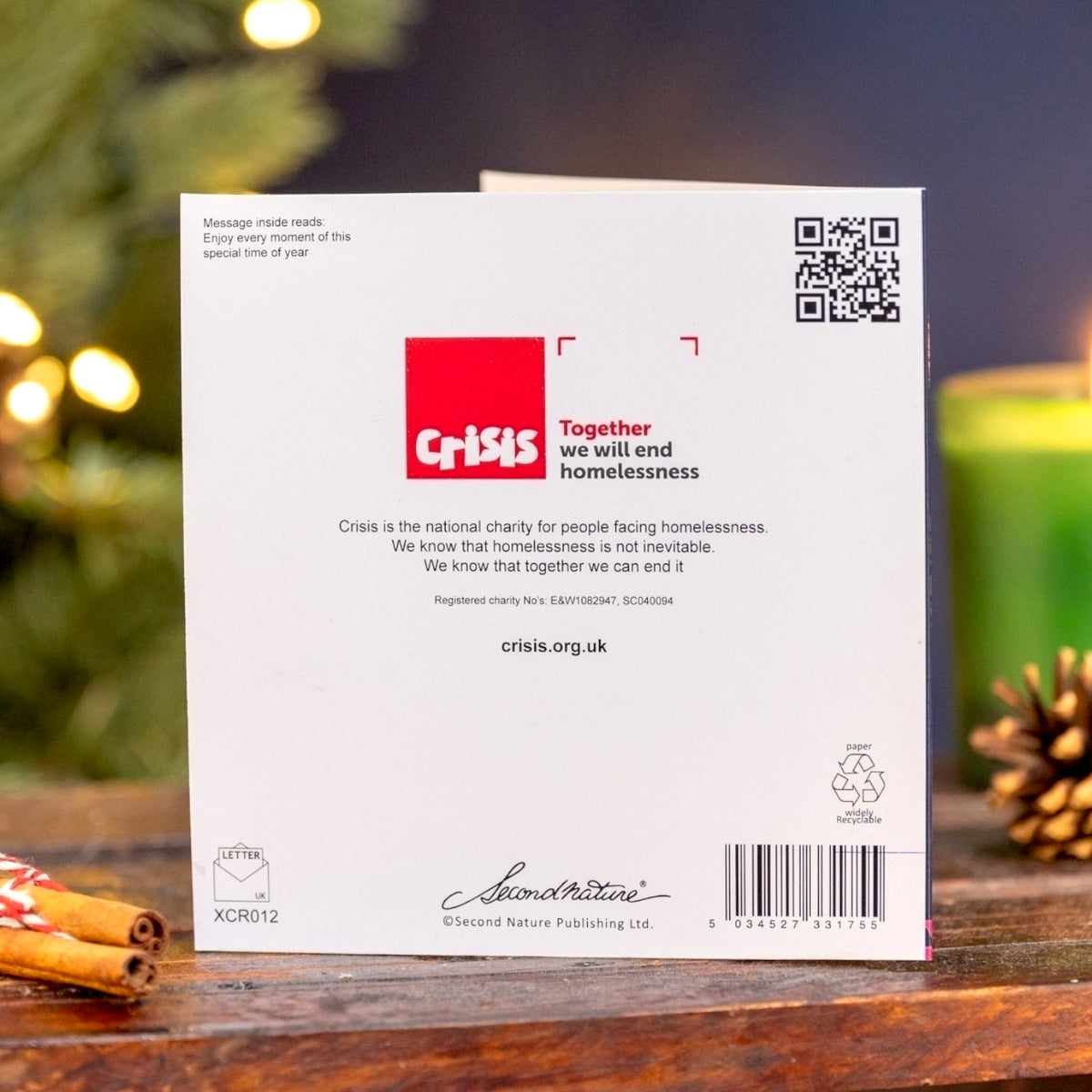 Crisis Polar Bear Christmas Card - Pack of 8