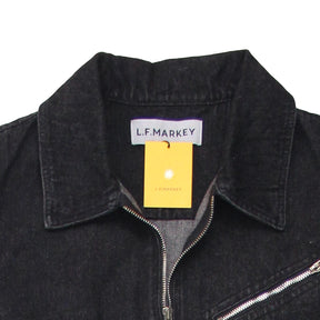 L.F. Markey Black Denim Boilersuit