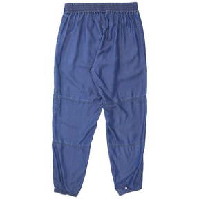 NRBY Indigo Tencel Cargo Joggers