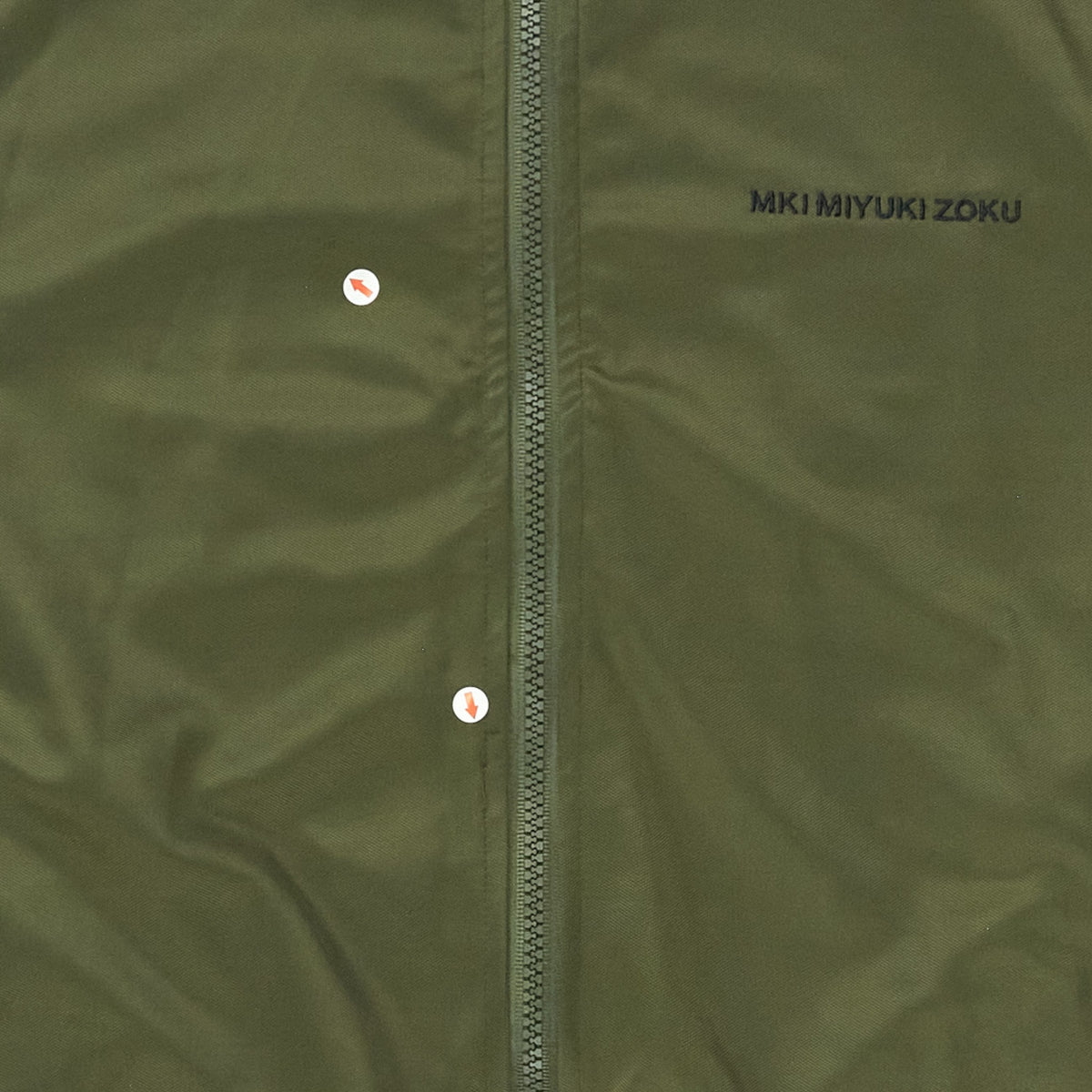 MKI MIYUKI ZOKU Green Track Top