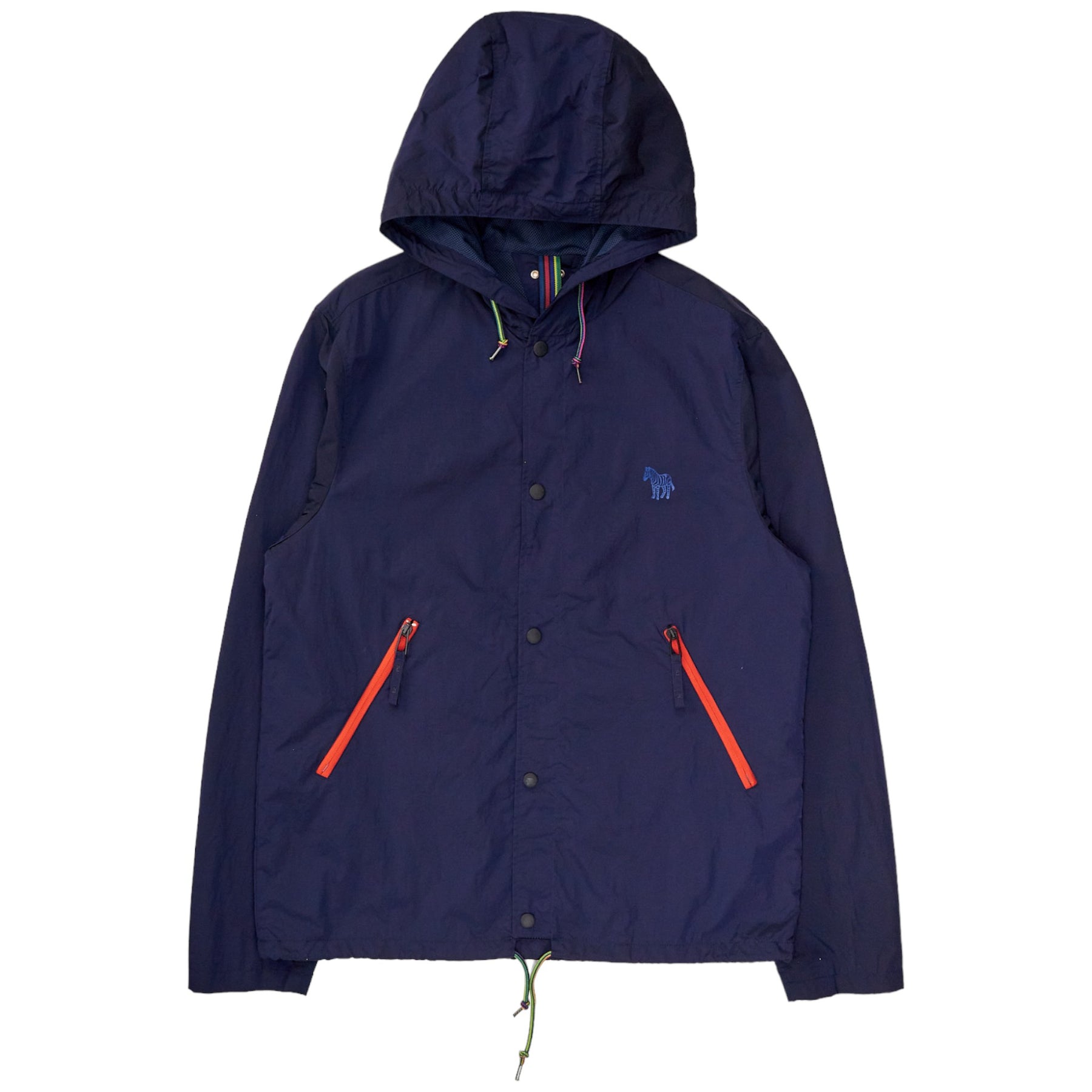 Paul Smith Navy Zebra Nylon Jacket Shop from Crisis Online
