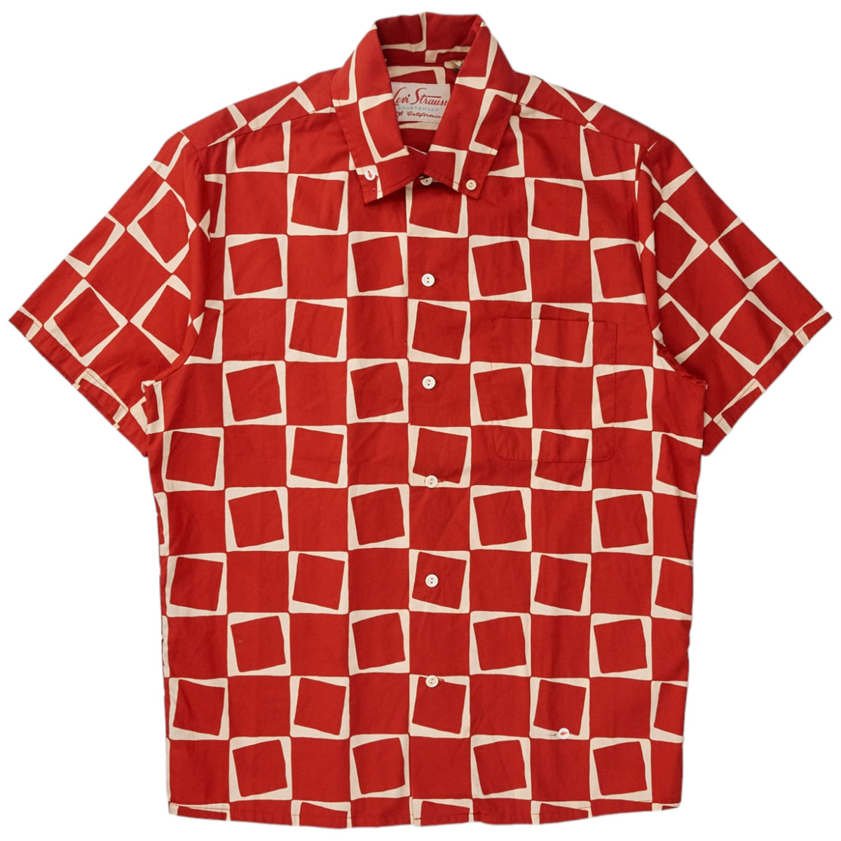 Levi's Red Atomic Print Vintage 1950's Shirt