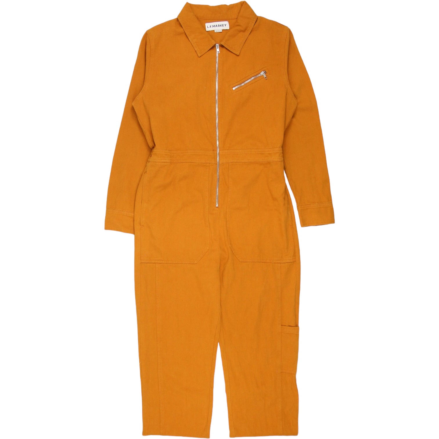 L.F. Markey Burnt Orange Canvas Boilersuit