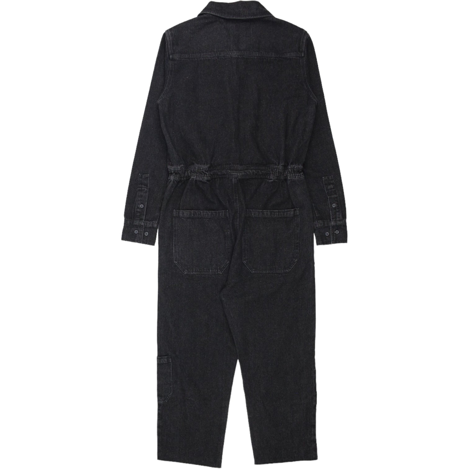 L.F. Markey Black Denim Boilersuit