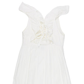 Warehouse White Cheesecloth Midaxi Dress