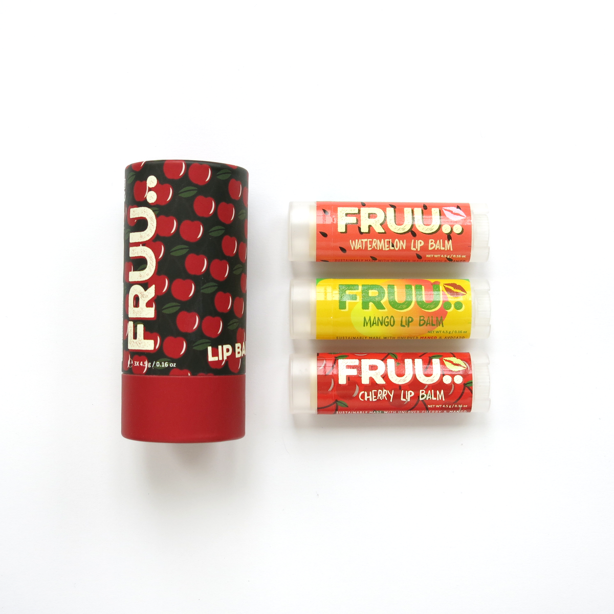 Fruity Lip Balm Trio Set