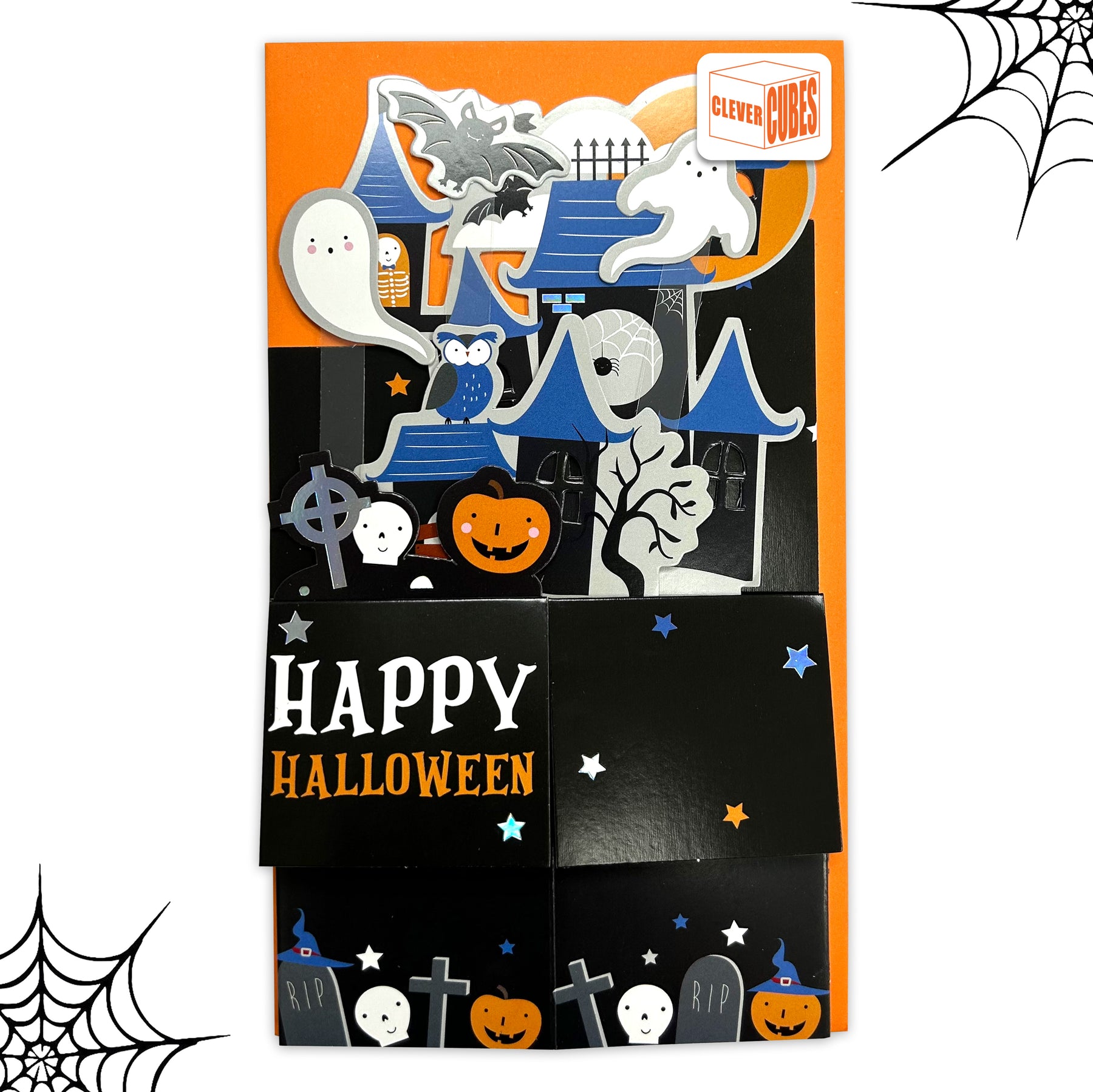 Clever Cube Halloween Pop Up Cards/Decorations (6 designs)