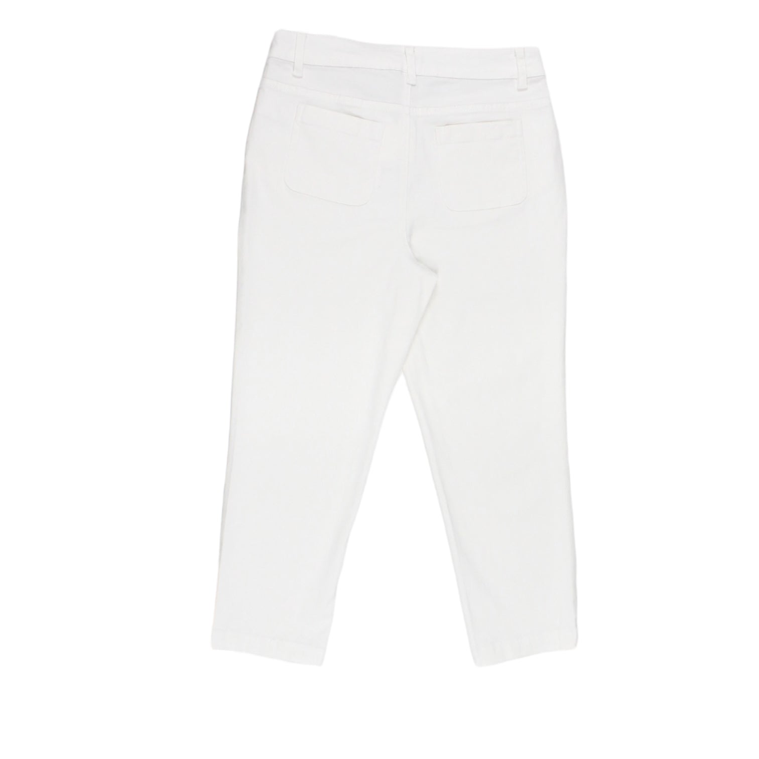 Seasalt White Cropped Petite Jeans - Seconds