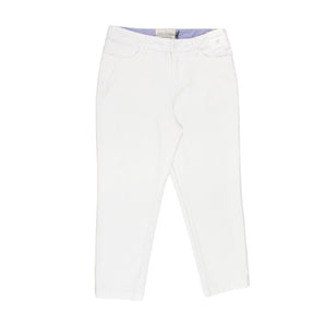 Seasalt White Cropped Petite Jeans - Seconds