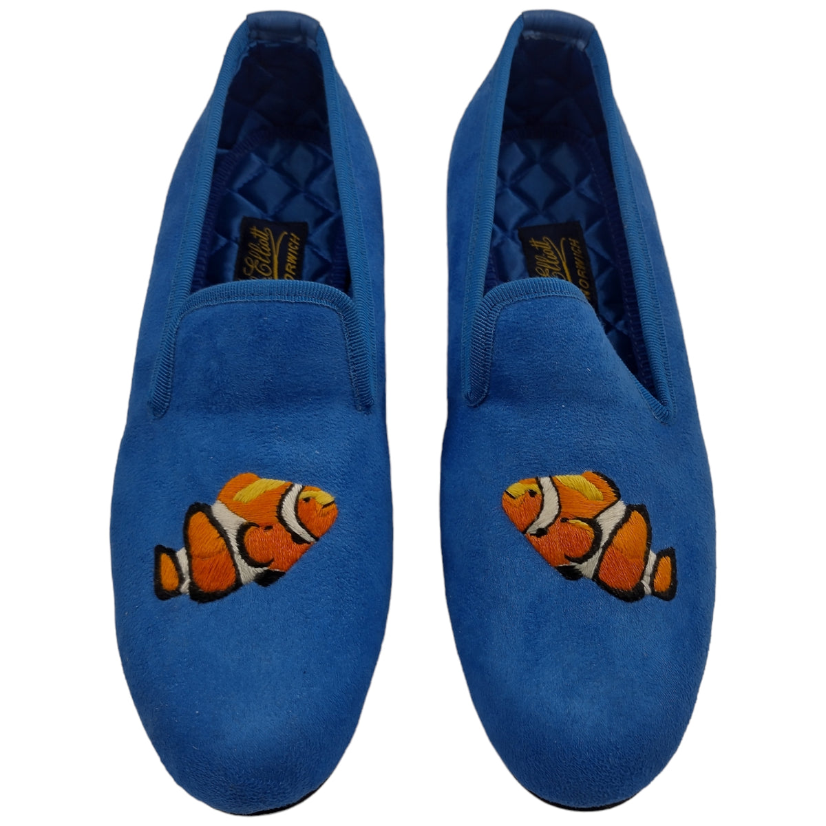 Bowhill & Elliott Blue Clown Fish Shoes