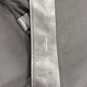 Saint Laurent Black Nylon/Leather Back Pack
