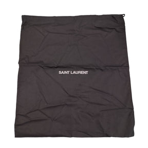 Saint Laurent Black Nylon/Leather Back Pack