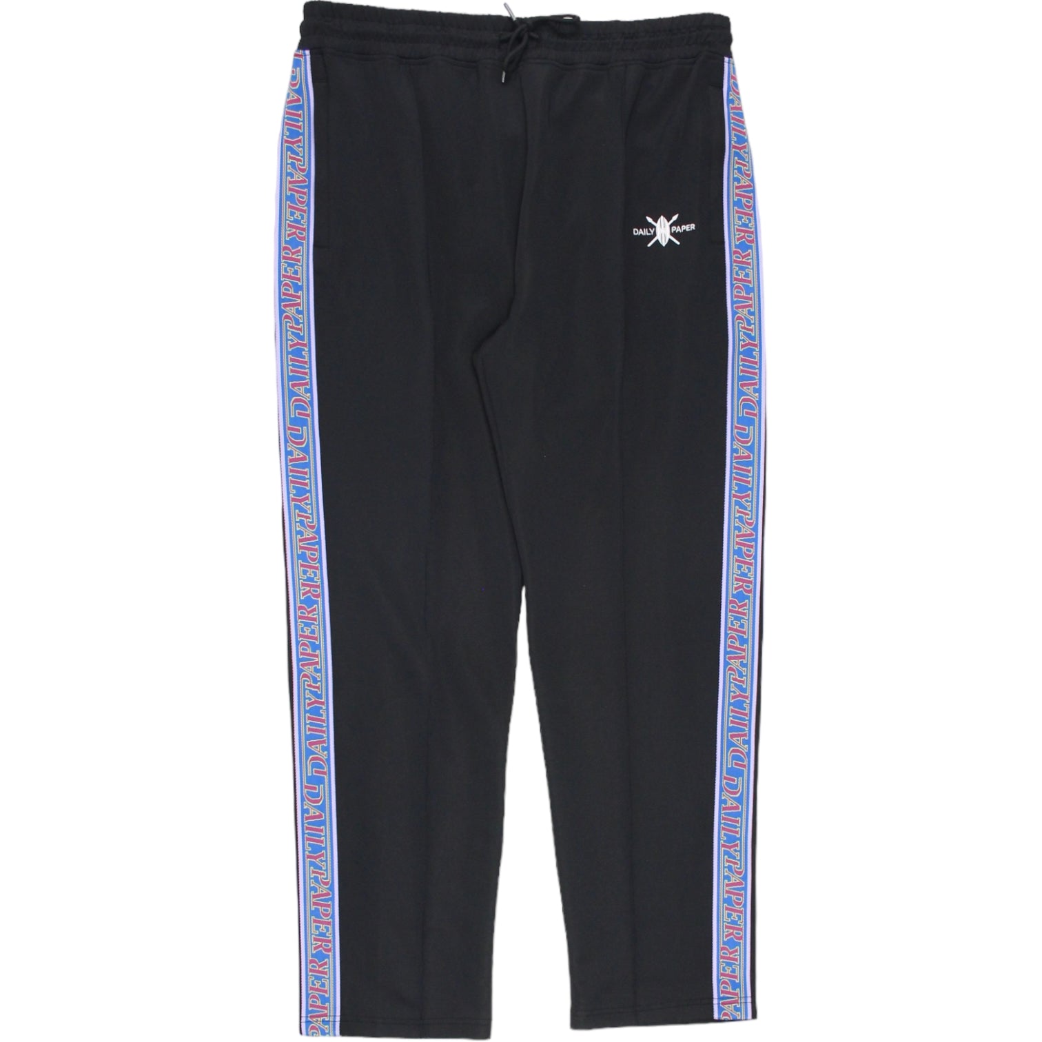 Daily Paper Black/Multi Tape Logo Track Pants