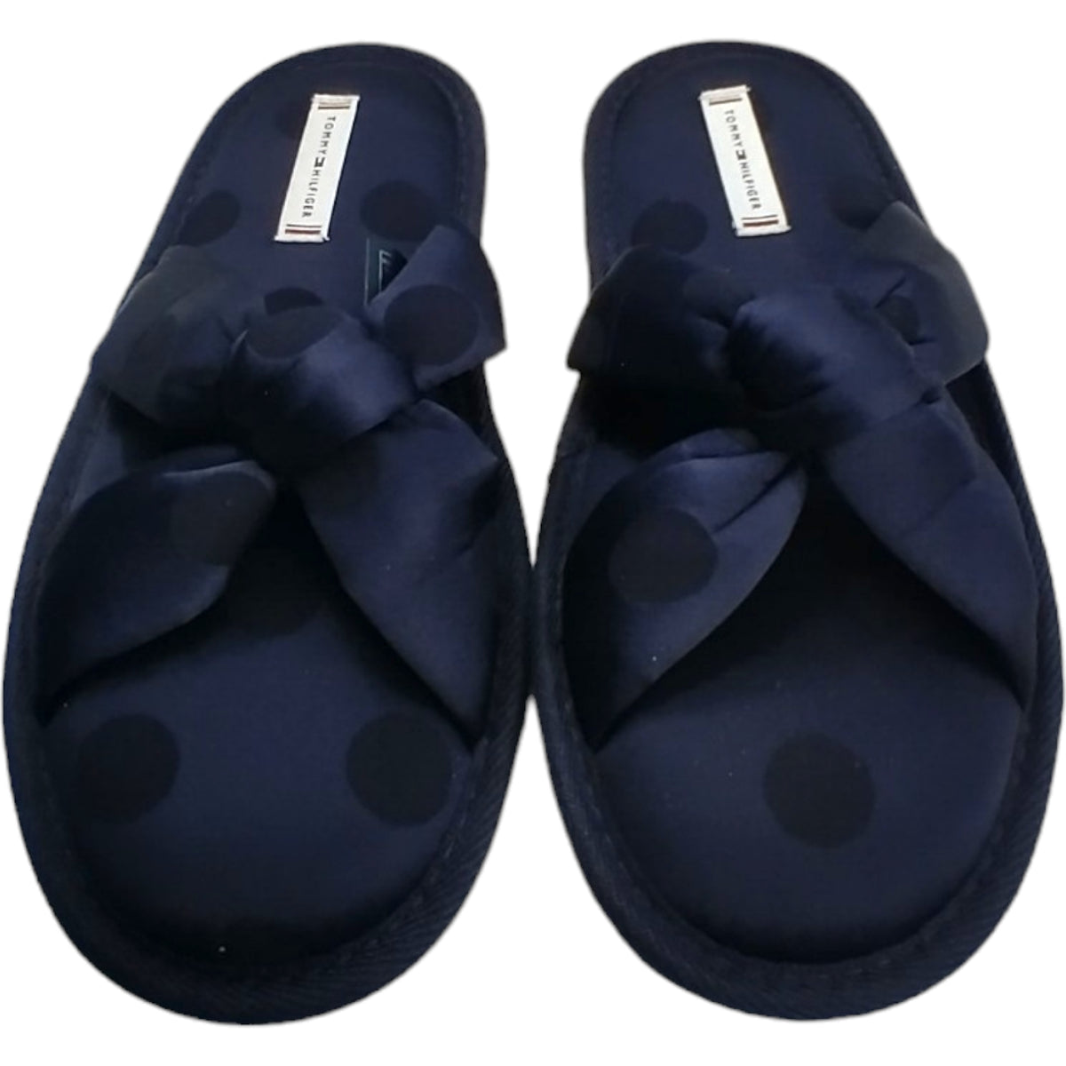 Tommy Hilfiger Navy Padded Slippers