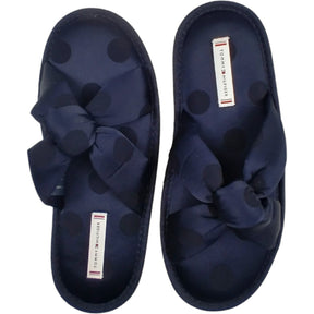 Tommy Hilfiger Navy Padded Slippers