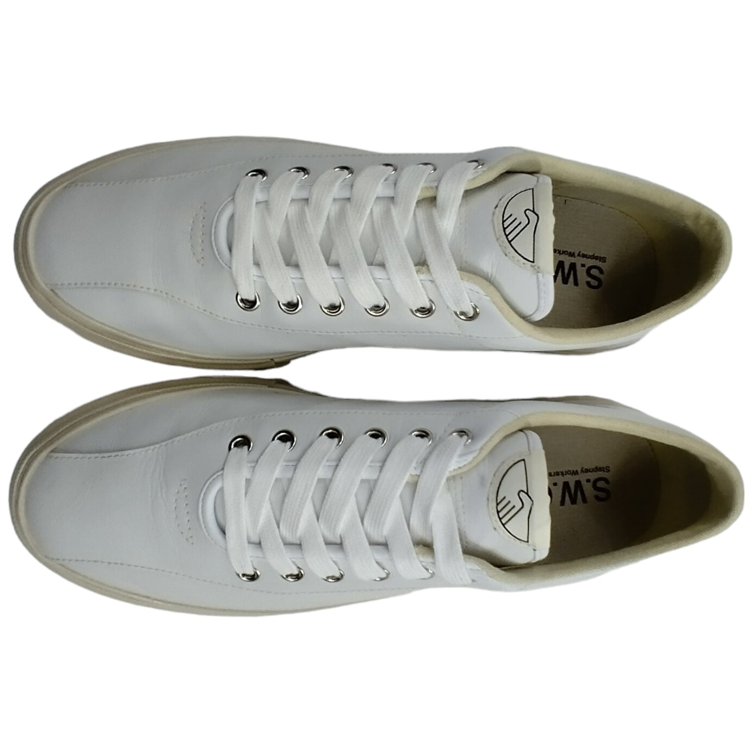 Stepney Workers Club White Dellow Leather Sneaker