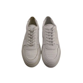 Common Projects White B-Ball Low Leather