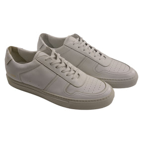 Common Projects White B-Ball Low Leather