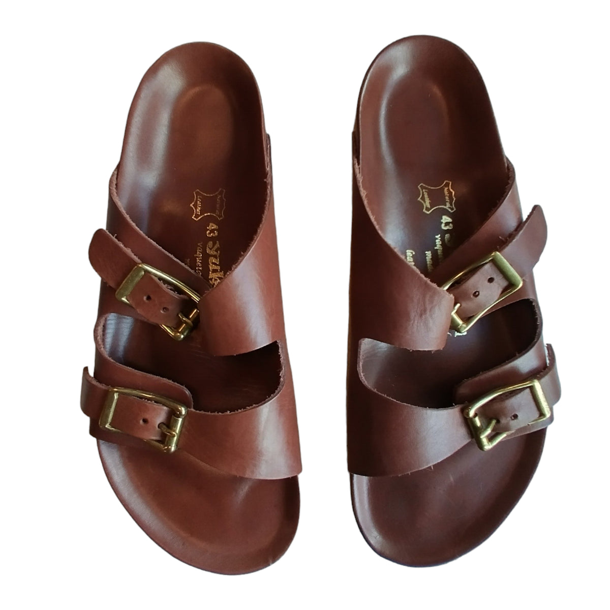 Yuketen Brown Arizonian Slides