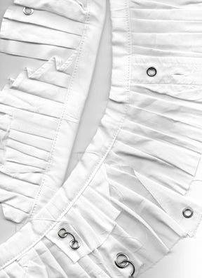 Kabo White Pleated Skirt