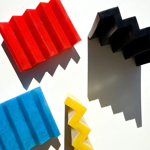 Recycled Plastic Zig-Zag Soap Dish - Bauhaus Collection