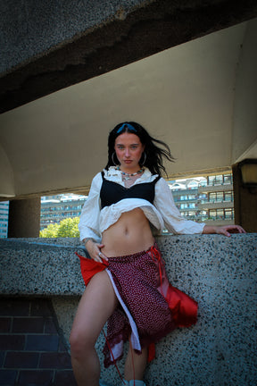 Planet Soph Upcycled Asymmetric Skirt