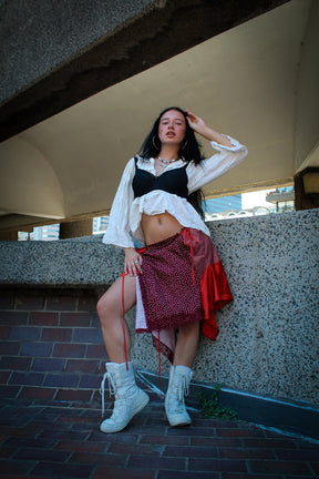 Planet Soph Upcycled Asymmetric Skirt