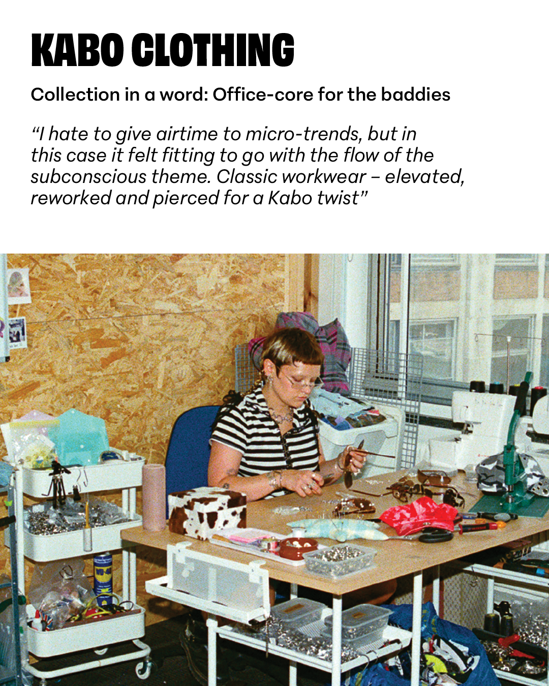 Kabo Upcycled Grey Striped Tie