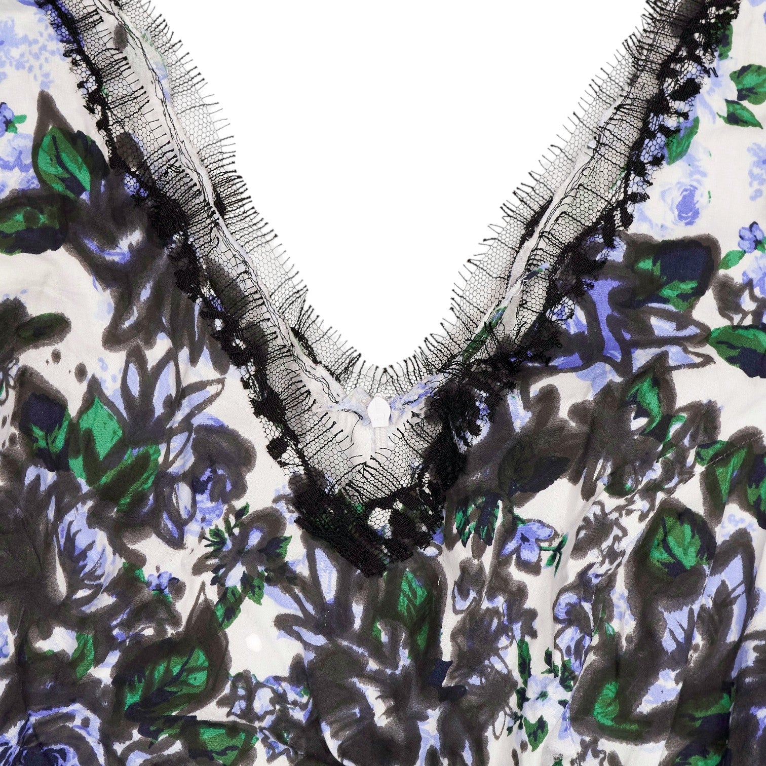 Olli Hull Upcycled White Floral Dress