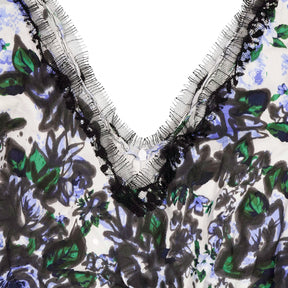 Olli Hull Upcycled White Floral Dress