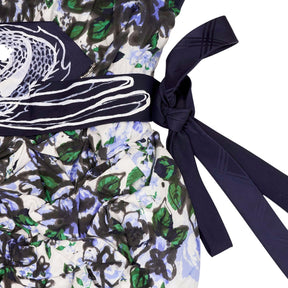 Olli Hull Upcycled White Floral Dress