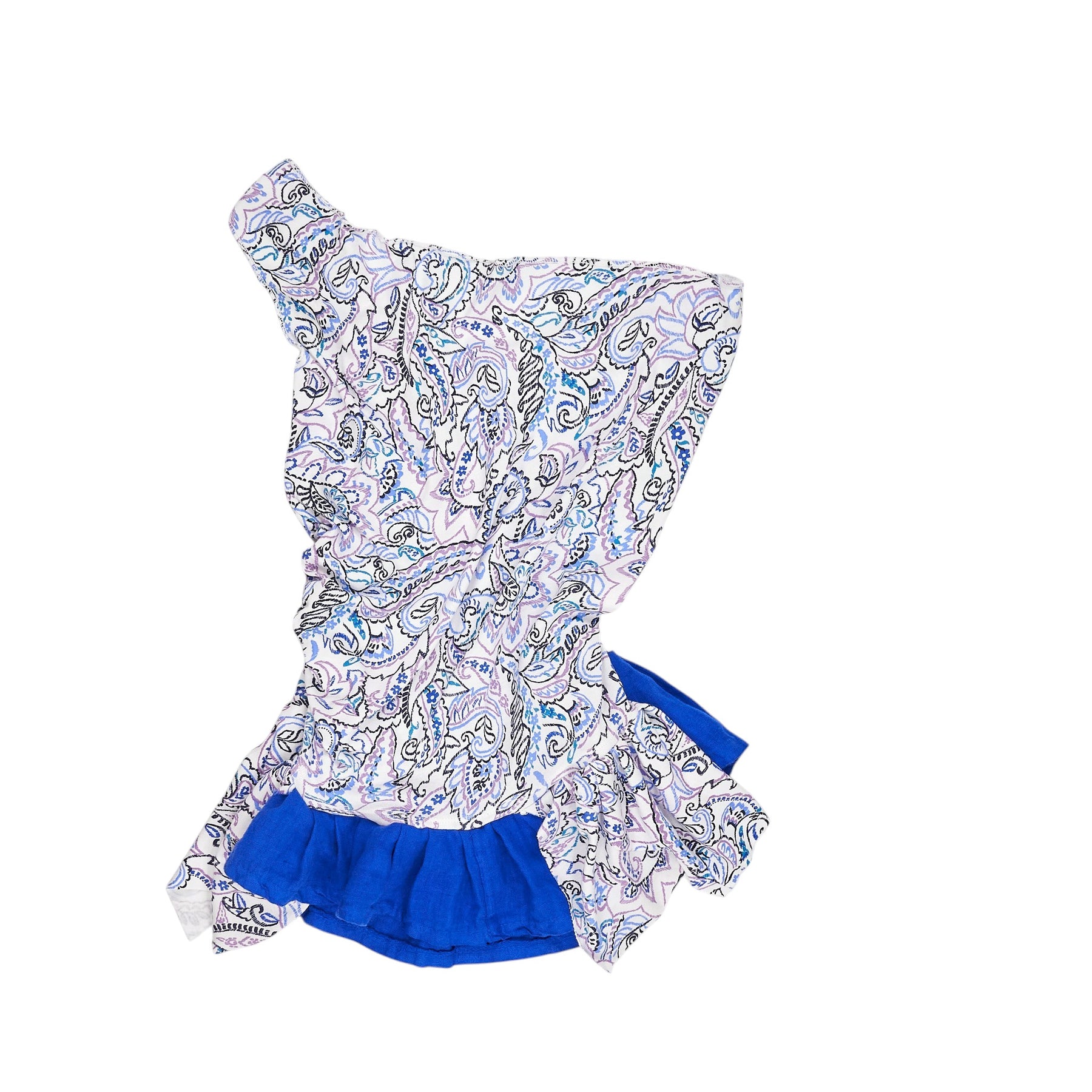 Hadiyah Hussain Patterned One Shoulder Top